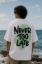 Picture of Never Too Late Oversized T-Shirt – White Graphic Back Print Drop Shoulder Streetwear Tee